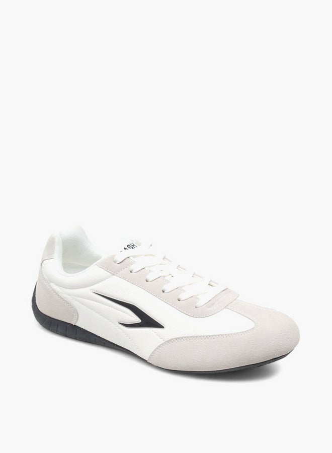 Dash Men's Logo Detail Sports Shoes with Lace-Up Closure - Image 2
