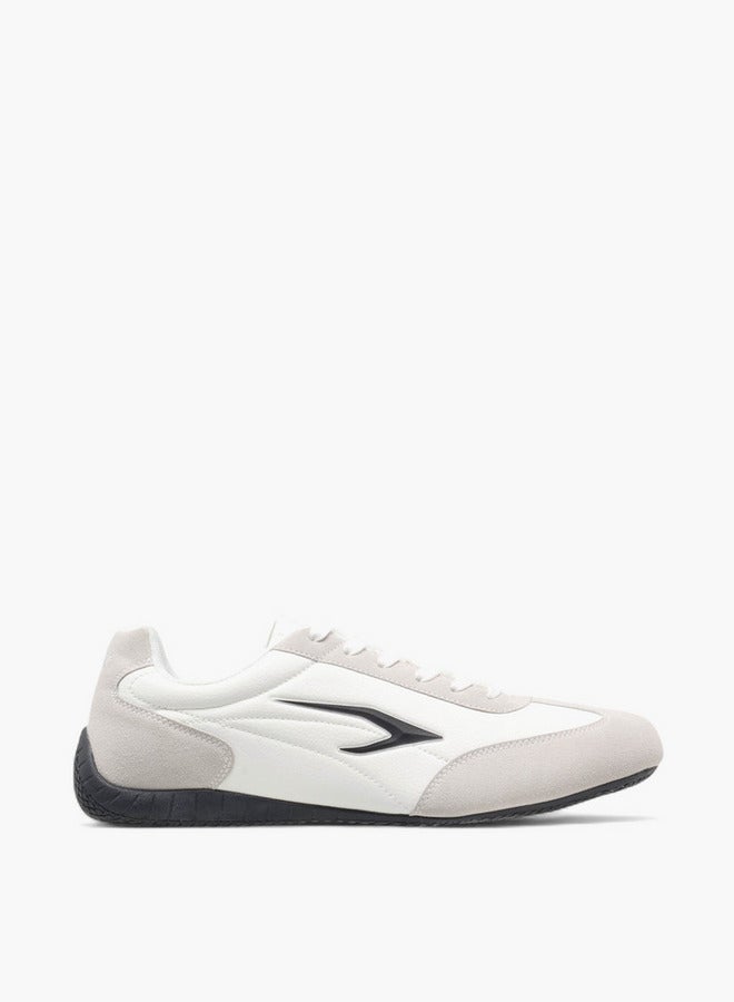 Dash Men's Logo Detail Sports Shoes with Lace-Up Closure - Image 3