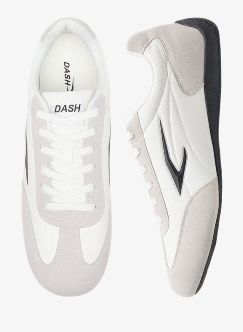Dash Men's Logo Detail Sports Shoes with Lace-Up Closure - Image 3