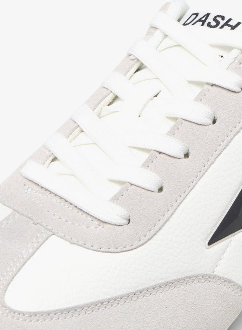 Dash Men's Logo Detail Sports Shoes with Lace-Up Closure - Image 4