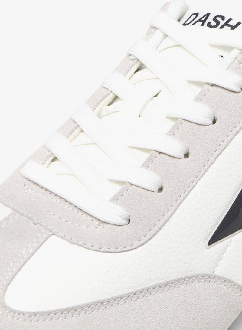 Dash Men's Logo Detail Sports Shoes with Lace-Up Closure - Image 4
