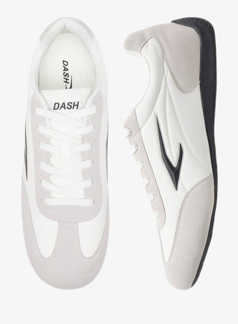 Dash Men's Logo Detail Sports Shoes with Lace-Up Closure - Image 1
