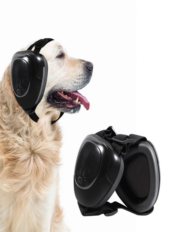 KOPBTBOY Dog Ear Muffs, Dog Earmuffs Noise Protection, 29dB NRR Noise Canceling Ear Muffs for Dog, Dogs Noise Cancelling Headphones (black, XL) - Image 1