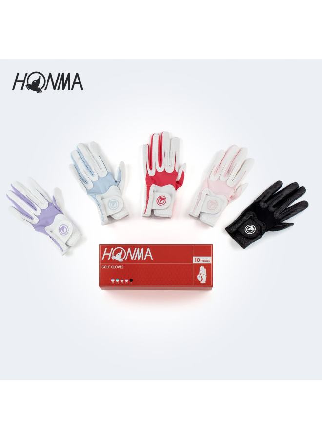 Honma Golf Gloves Bulk Pack 10pcs Non-slip Men's Size L