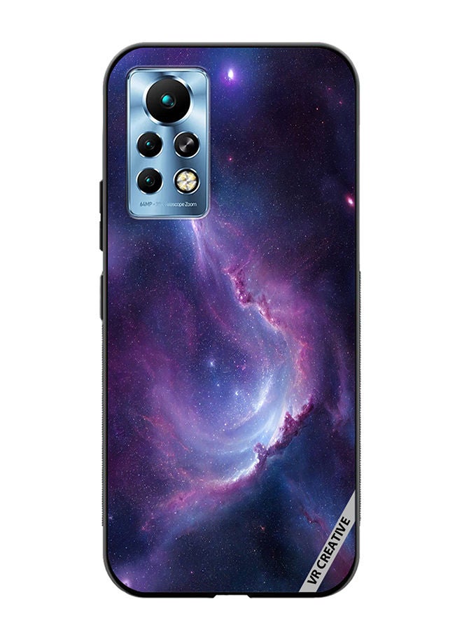VR CREATIVE Protective Case Cover For Infinix Note 11 Pro Galaxy With Colorful Nebula Design Multicolour - Image 1