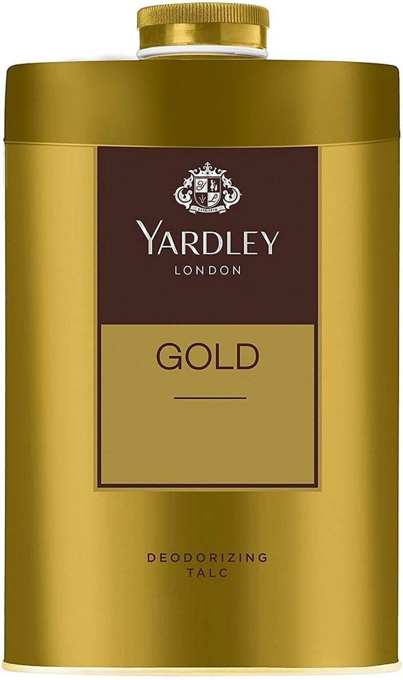 Yardley London Gold Deodorizing Talc Talcum Powder Men 100gm - Image 1