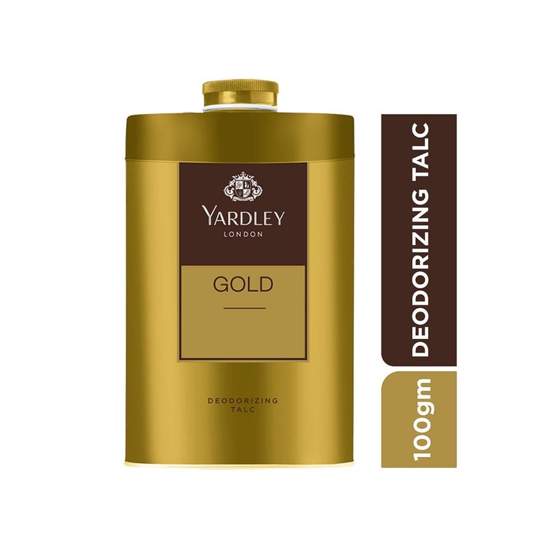 Yardley London Gold Deodorizing Talc Talcum Powder Men 100gm - Image 2