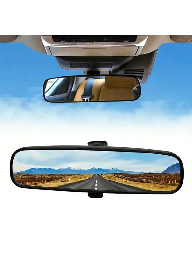 Black Interior Rear View Mirror for Nissan Rogue Altima Frontier Sentra - Image 1