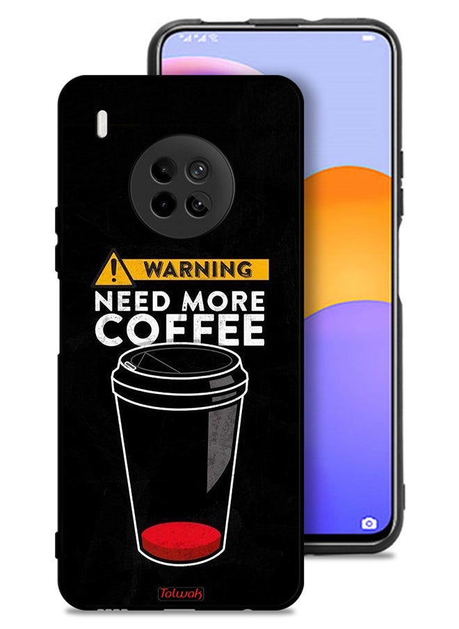 Tolwak Huawei Y9a Protective Case Cover Need More Coffee  - Image 1