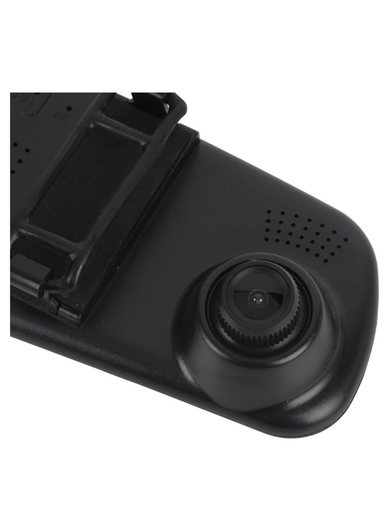 مرآة داش كام كاميرا أمامية وخلفية للسيارة للرؤية الليلية مرآة الرؤية الخلفية نظام الكاميرا الاحتياطية - Image 2