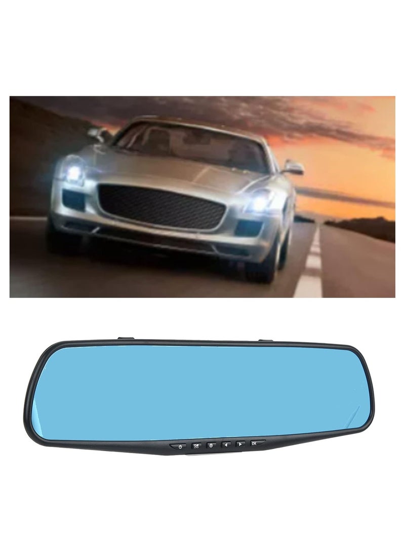 مرآة داش كام كاميرا أمامية وخلفية للسيارة للرؤية الليلية مرآة الرؤية الخلفية نظام الكاميرا الاحتياطية - Image 4