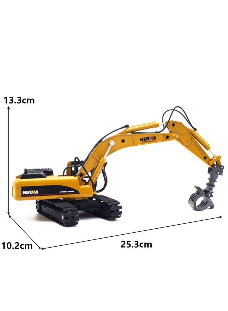 Children's Engineering Vehicle Model Toys 1/50 Engineering Vehicle Model(Wood Grabbing Machine) - Image 2