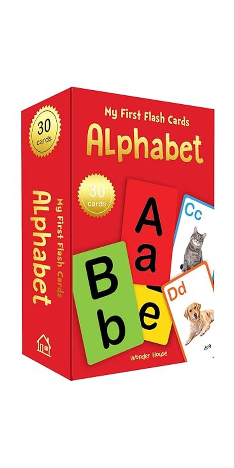 My First Flash Cards Alphabet : 30 Early Learning Flash Cards For Kids  | Published by Wonder House Books | Cards - Image 1
