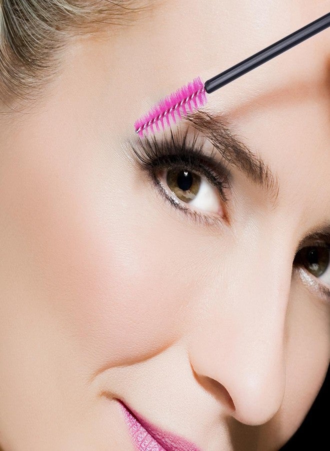 LoveBB 1000 PCS Disposable Eyelash Mascara Brushes Wands Applicator Makeup Brush Tool Kits,Pink - Image 4
