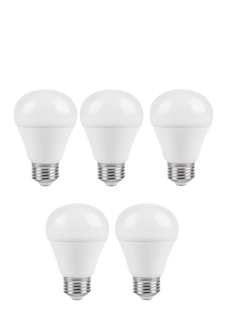 MySouq-Store 5 Pcs-12Watt Bulb-Works At Night Only With an Automatic Motion Sensor for 50 Seconds It Turns Off When There Is No Movement, Suitable For lighting Stairs, Entrances,Garages-Worm (5) - Image 1