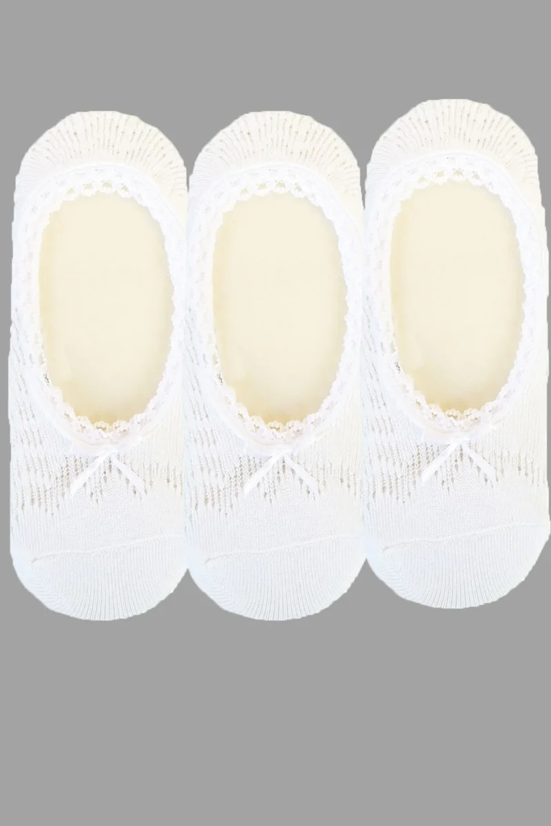 هيبسين راكيب Rival to All 3-Piece Women's Ballerina Socks Colorful Cotton Air-conditioned Bowtie Economical