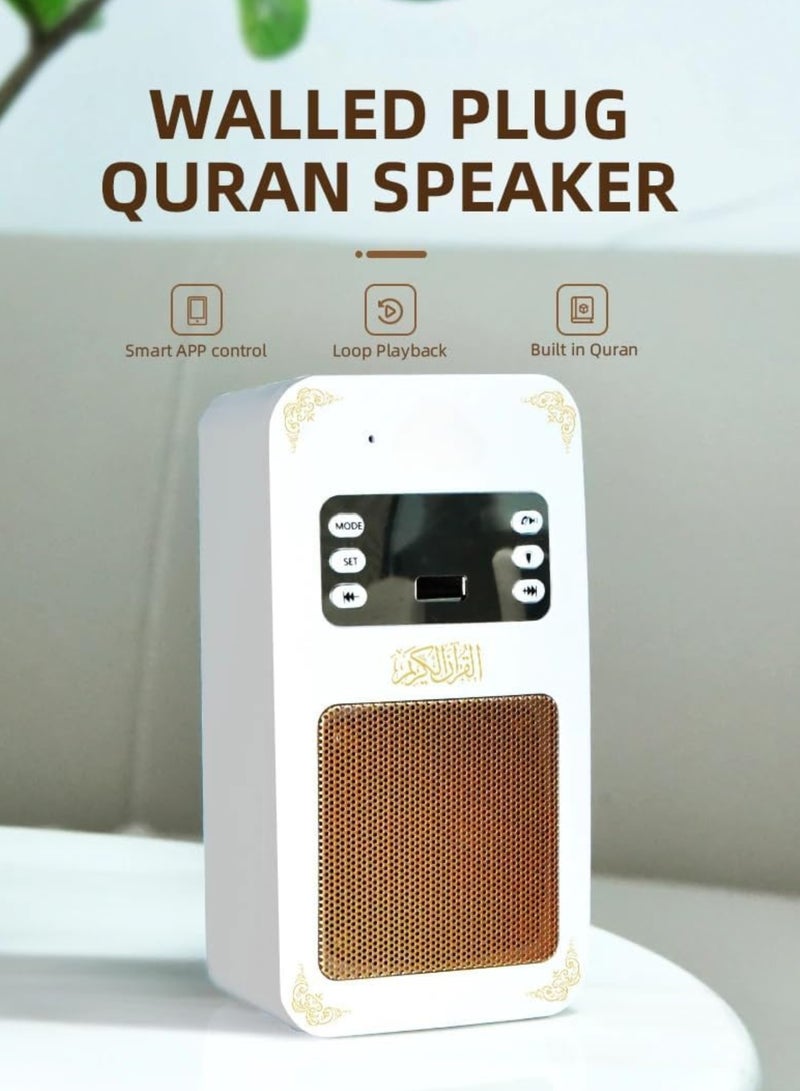 DUSALA Bluetooth Quran Speaker | App Control, Night Light, 8GB Memory, FM Radio, USB and TF Card Support – Wireless Audio with 6- Months Warranty - Image 3