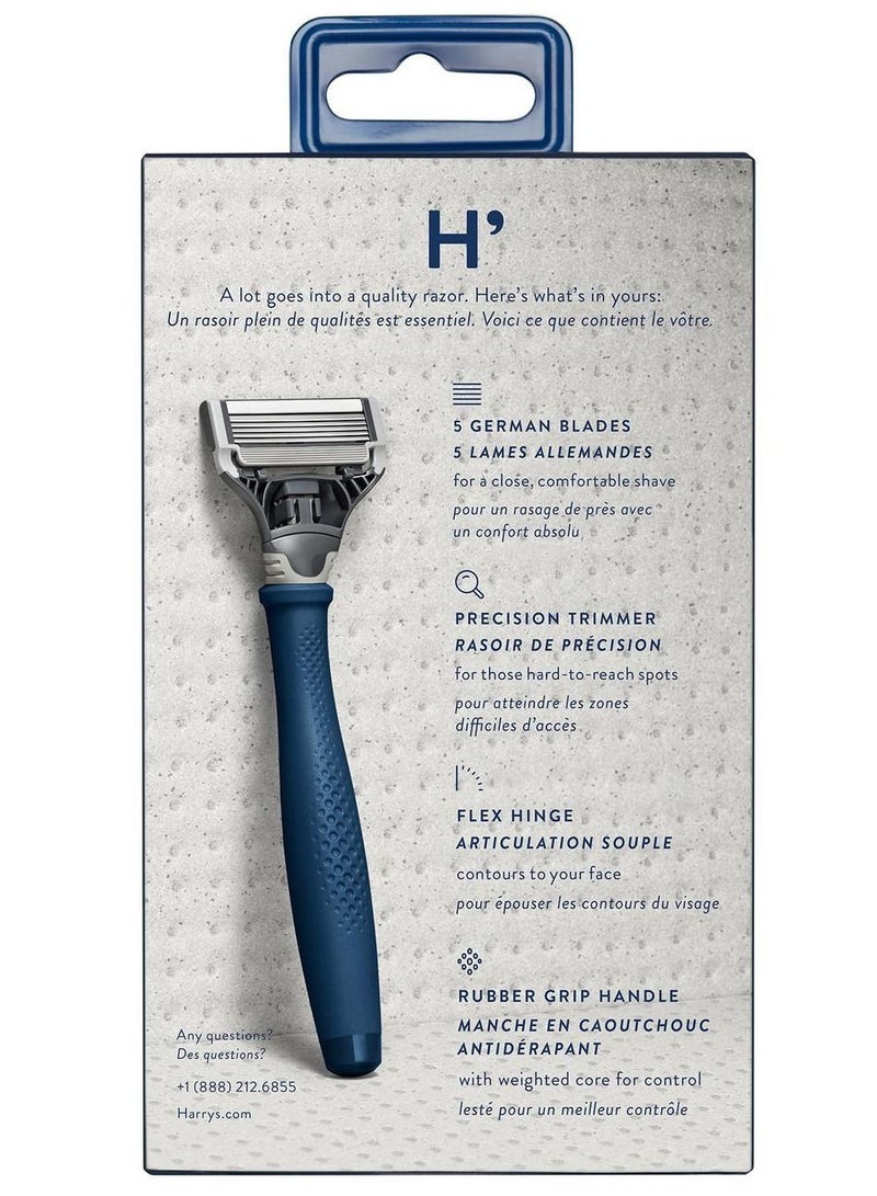 Harry's شفرة حلاقة للرجال بـ 5 شفرات مع 2 خرطوشة - Image 2
