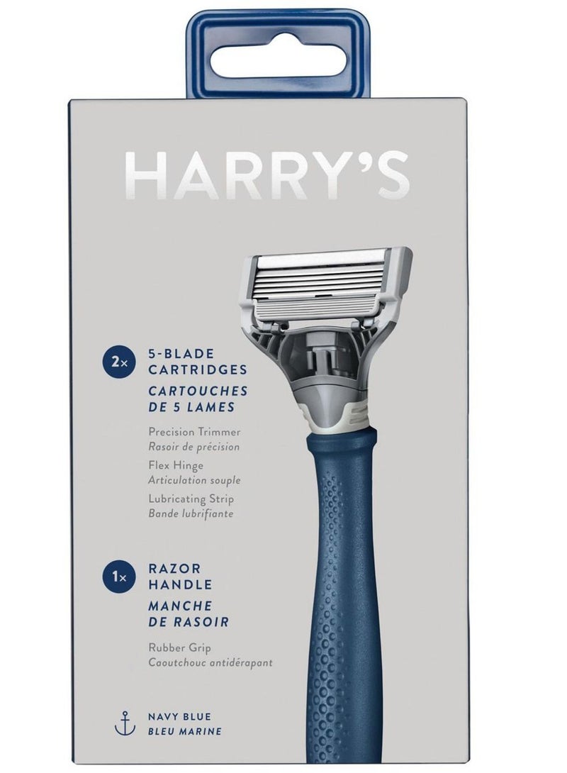 Harry's شفرة حلاقة للرجال بـ 5 شفرات مع 2 خرطوشة - Image 1
