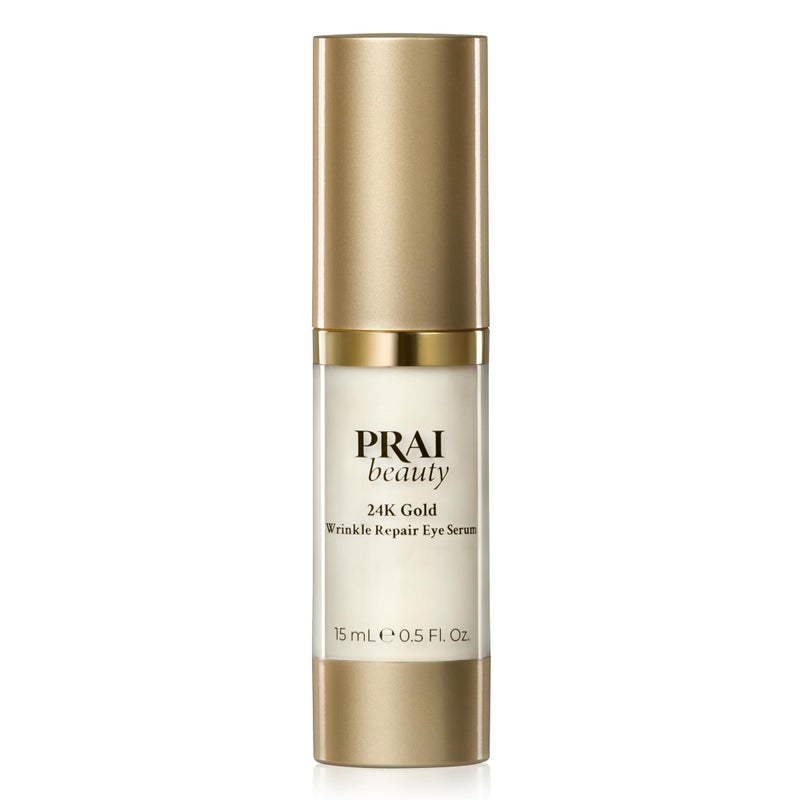 PRAI Beauty 24K Gold Wrinkle Repair Eye Serum - Anti-Aging & Anti-Wrinkle Serum - 0.5 Oz - Image 1
