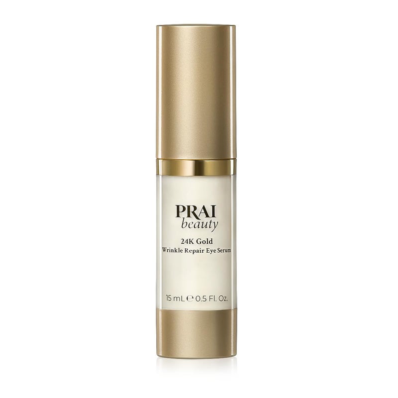 PRAI Beauty 24K Gold Wrinkle Repair Eye Serum - Anti-Aging & Anti-Wrinkle Serum - 0.5 Oz - Image 2