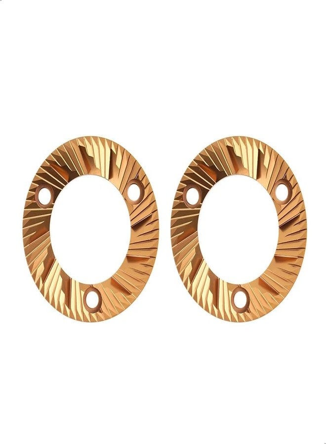 watchget 64mm Espresso Flat Burr Set Titanium Plated Coffee Grinder Burr, Fits ECM, DF64/DF64E, Lagom P64, Fellow ODE, Anfim Caimano, and Mazzer Super Jolly High-Performance Durable Grinding Burrs - Image 1