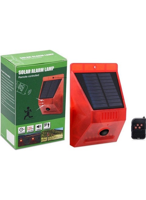 Solar Powered Solar Voice Alarm System 129 Db Sound PIR Motion Sensor Controlled