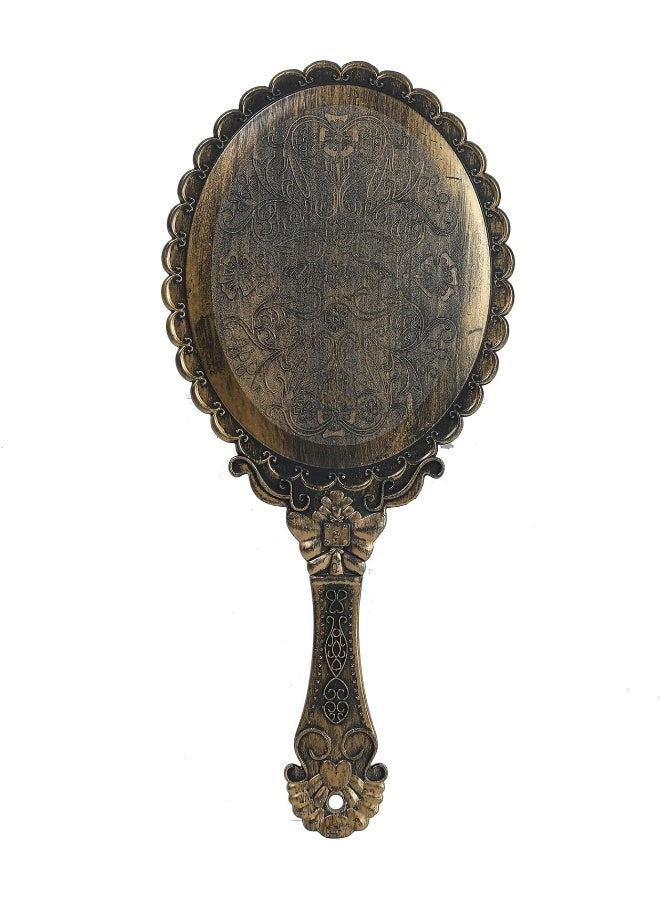 XPXKJ Hand Mirror Vintage Handheld Mirror With Handle Vanity Makeup Mirror Travel Mirrors - Image 2
