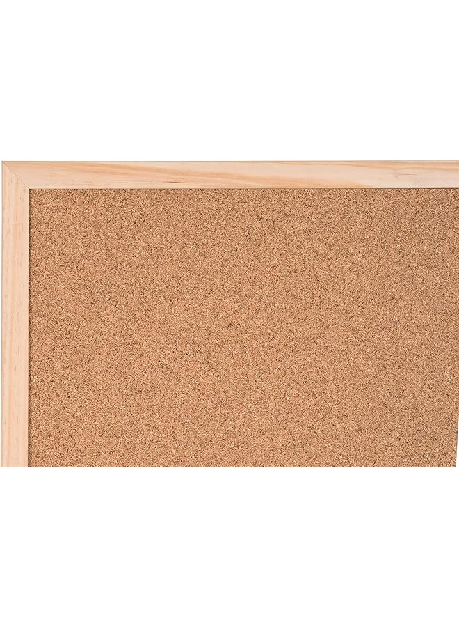 erorex Mc030012010 Cork Board Budget Wood Frame 60 X 40 Cm Brown Wood - Image 4