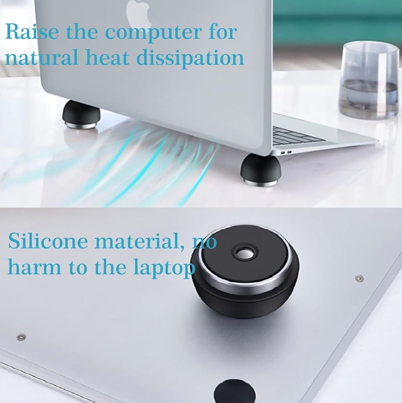 COPORA Laptop Cooling Stand, Portable Magnetic Laptop Cooler, Small Invisible Cooler Ball, Ergonomic Laptop Stand for Computer - Image 3