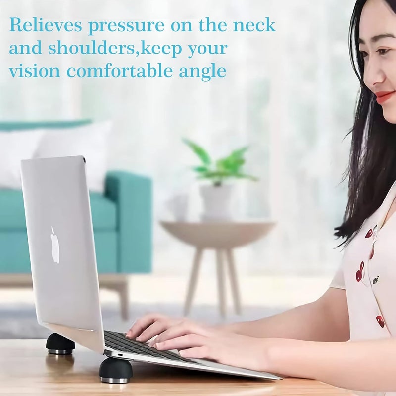 COPORA Laptop Cooling Stand, Portable Magnetic Laptop Cooler, Small Invisible Cooler Ball, Ergonomic Laptop Stand for Computer - Image 2