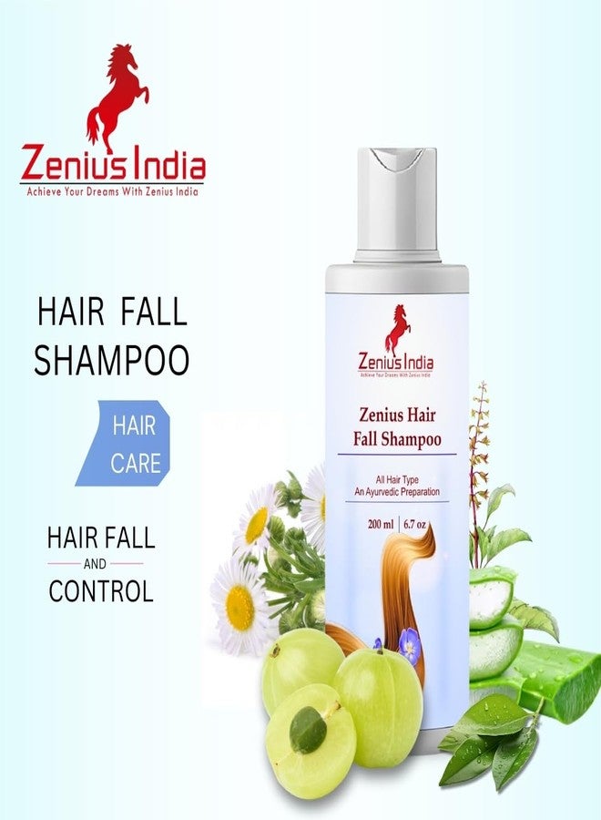Zenius India Hair Fall Shampoo for Anti-Hair Fall Shampoo | Shampoo for Thick & Strong Hair | Ayurvedic Shampoo for Healthy Hair | Suitable for All Hair | 200ml - Image 2