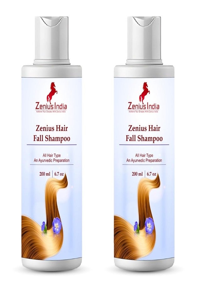 Zenius India Hair Fall Shampoo for Anti-Hair Fall Shampoo | Shampoo for Thick & Strong Hair | Ayurvedic Shampoo for Healthy Hair | Suitable for All Hair | 200ml - Image 1
