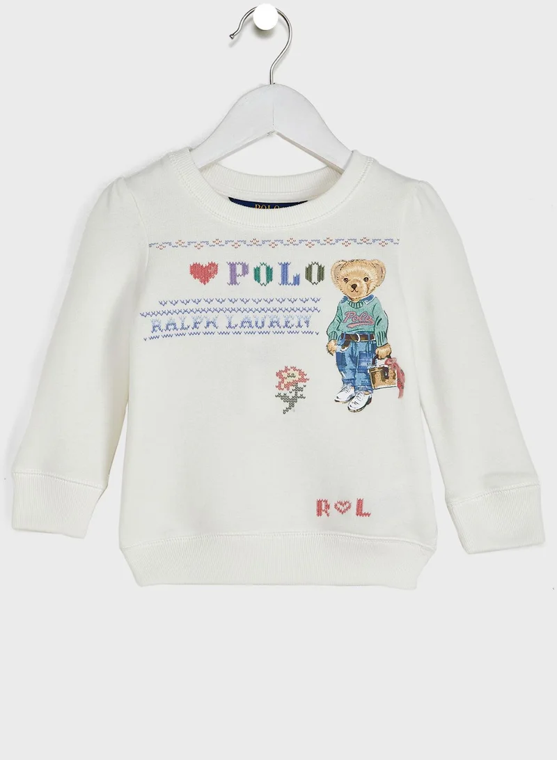 POLO RALPH LAUREN Kids Slogan Sweatshirt