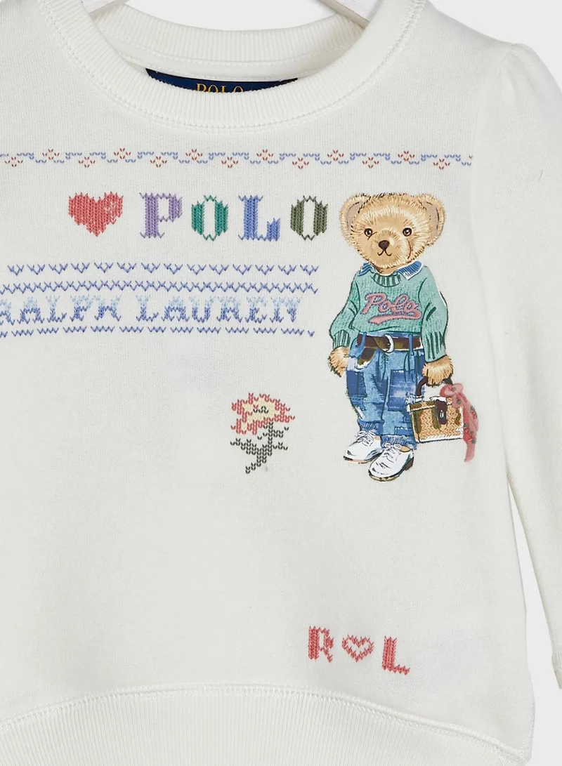 POLO RALPH LAUREN Kids Slogan Sweatshirt