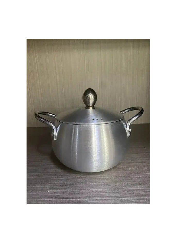 Generic - A set of 10-piece aluminum cookware with non-stick surfaces and heat-insulating handles - Image 1