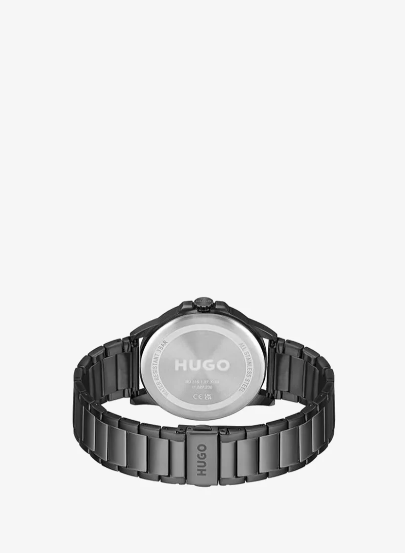 HUGO  Mens Analog Quartz Watch Collection With Black Stainless Steel Bracelet - 1530187 for Men | Best Price UAE