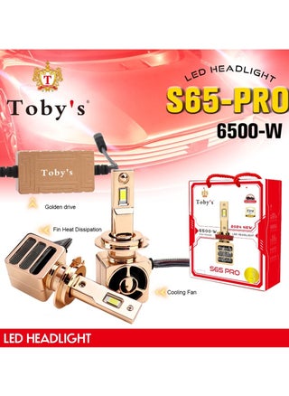 Tobys S65 PRO H11 2 Pieces 130W LED Headlight Bulb Assembly 13000 Lumens Xtreme Bright With Color Temperature 6500K - pzsku/ZEE3C547BE1D5156C3DE5Z/45/_/1687008364/d8cfcd26-80bf-422d-a215-5bd43687fd05