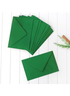 Bimotif New Year's dark green envelope, 9x14 cm 10 pieces 