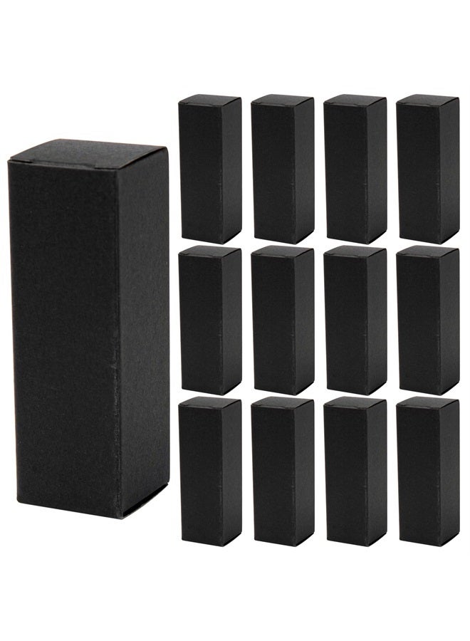 Framendino , 50 Pack Black Rectangle Lipstick Boxes Lip Gloss Boxes Lipstick Bottle Boxes Reusable Lip Balm Packaging Cases Essential Oil Wrapping Box for DIY Lip Gloss Gift Packaging - Image 1