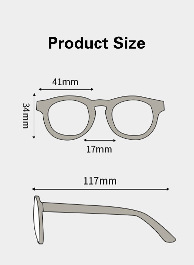 Moovant 2 Pcs Baby Polarized Sunglasses UV400 Protection Cute Beach Holiday Outdoor Sun Glasses with Lightweight Flexible TPEE Frame and Elastic Strap for Boys & Girls Age 0-3 - Image 4