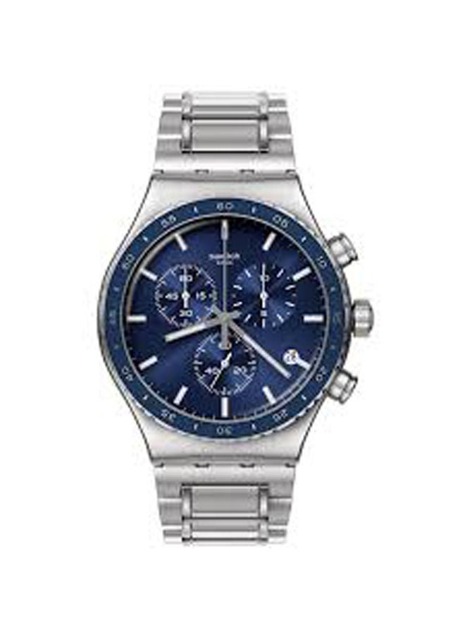 Swatch Stainless Steel Steel Chronograph Watch YVS496G - Image 1