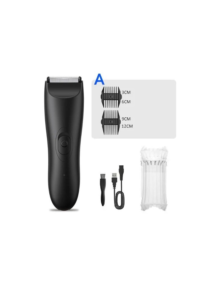 AROAQ Mens Body Hair Trimmer Balls Shaver for sensitive areas Hair Removal Bikini Trimmer Groin & Body Shaver Groomer Arm Beard Razor - Image 1