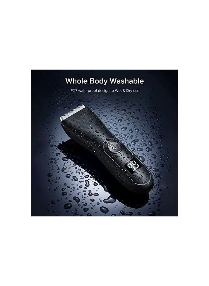 AROAQ Mens Body Hair Trimmer Balls Shaver for sensitive areas Hair Removal Bikini Trimmer Groin & Body Shaver Groomer Arm Beard Razor - Image 4