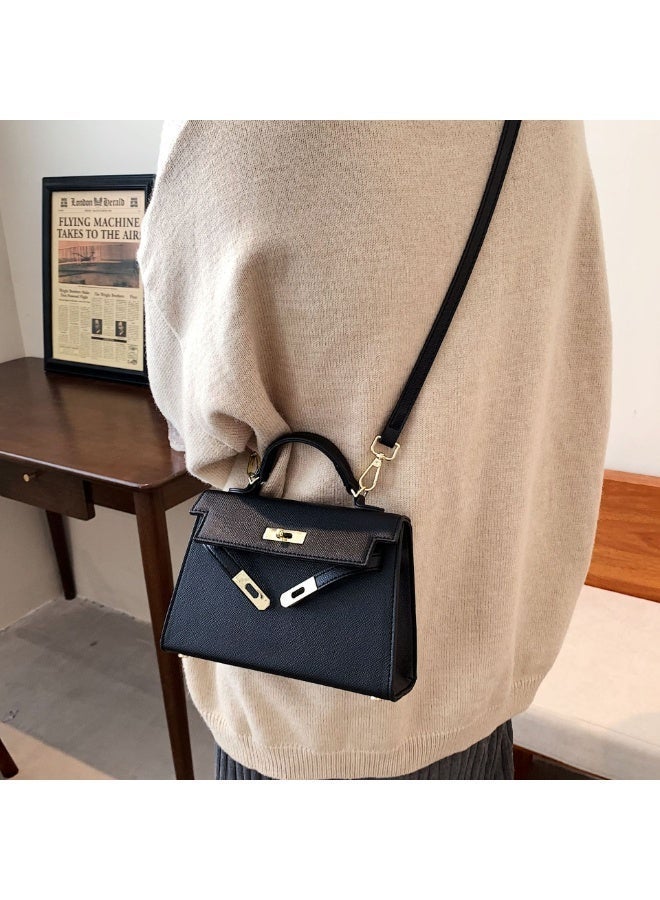 Magic Park Women's Handbags Crossbody Bags Small Carryall Bag Top Handle Satchel with Detachable Strap Women's Tote Bag PU Fashion Designer Handbags,Black - Image 3