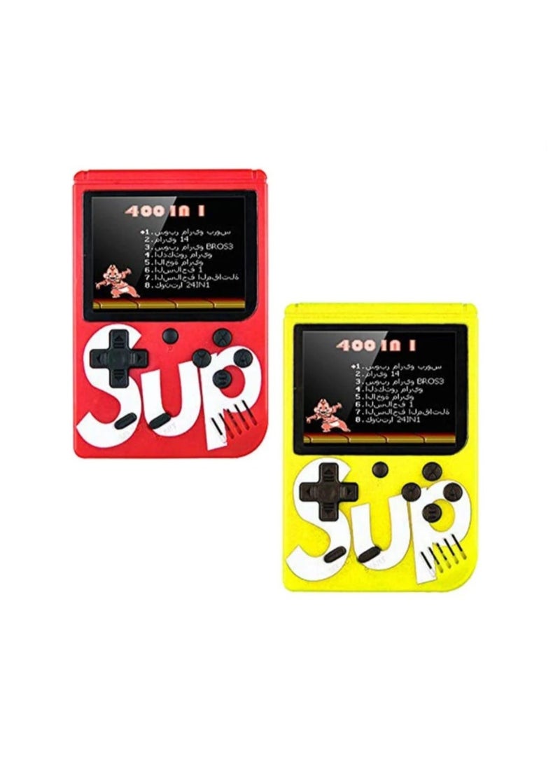SUP - (2-Piece) Sup Game Box 400 in 1 Games Retro Portable Mini Handheld Game Console 3.0 Inch Kids Game Player - Image 1