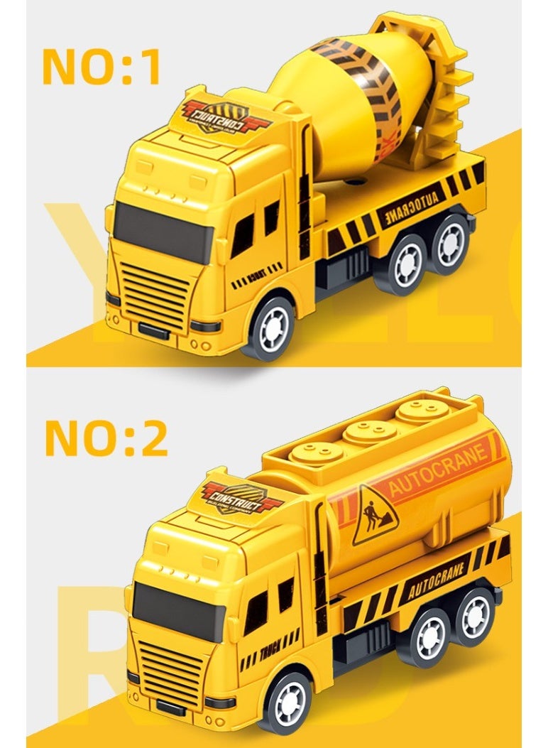 4PCS Pull Back Sanitation Vehicle Toy Set | Educational Kids Toys | Four Mini Sanitation Truck Models | Eco-Friendly Vehicle Series | Perfect Gift Toys | Battery-Free Design | Movable Joints | ABS Safe Material | Environmental Awareness | Parent-Child Early Learning Toy - Image 5
