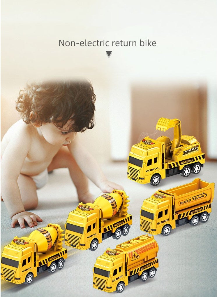 4PCS Pull Back Sanitation Vehicle Toy Set | Educational Kids Toys | Four Mini Sanitation Truck Models | Eco-Friendly Vehicle Series | Perfect Gift Toys | Battery-Free Design | Movable Joints | ABS Safe Material | Environmental Awareness | Parent-Child Early Learning Toy - Image 2