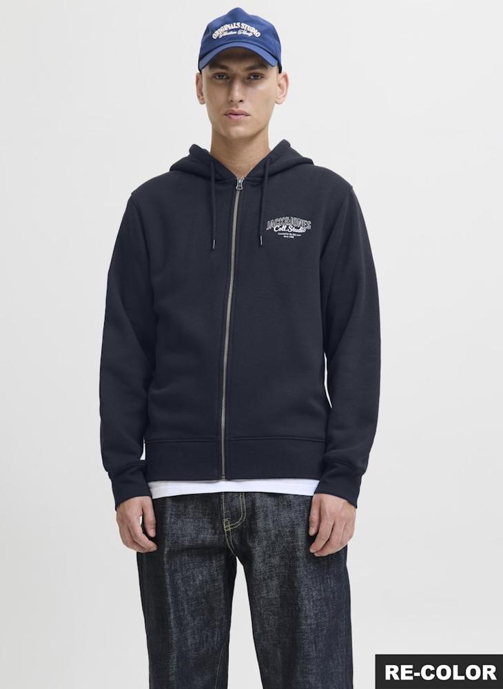 JACK & JONES Logo Pullover Hoodie - Image 1