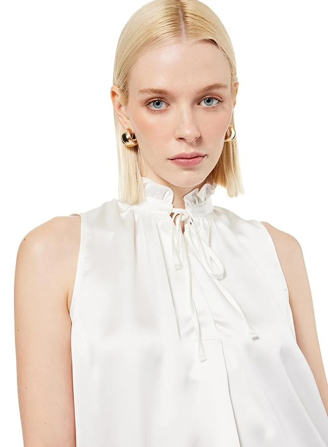 Koton  Sleeveless Satin Blouse for Women | Best Price UAE
